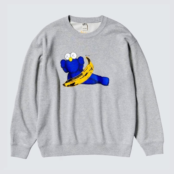 KAWS + Warhol Graphic Sweatshirt - Picture 1 of 9